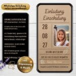 Einladung zur Einschulung 2025