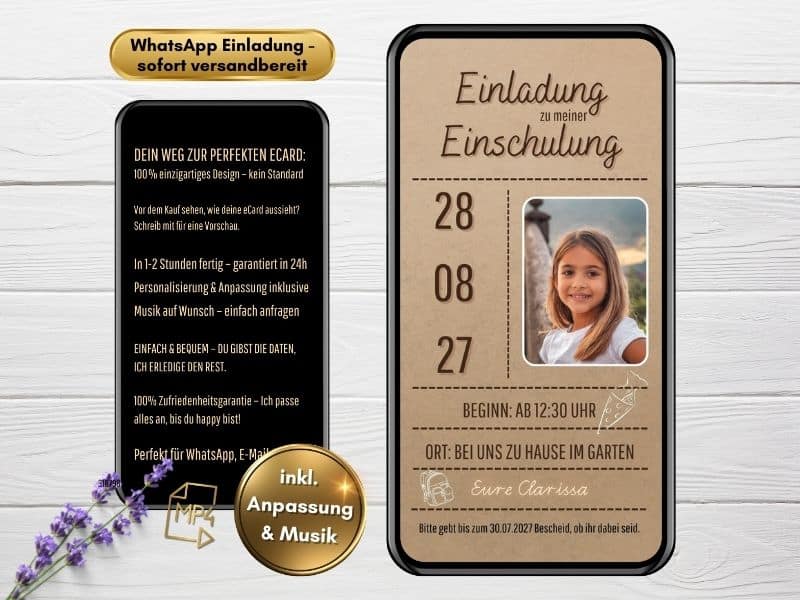 Einladung Einschulung