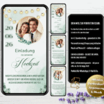 Hochzeitseinladung Eukalyptus