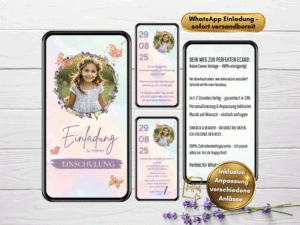 Einladung Einschulung WhatsApp